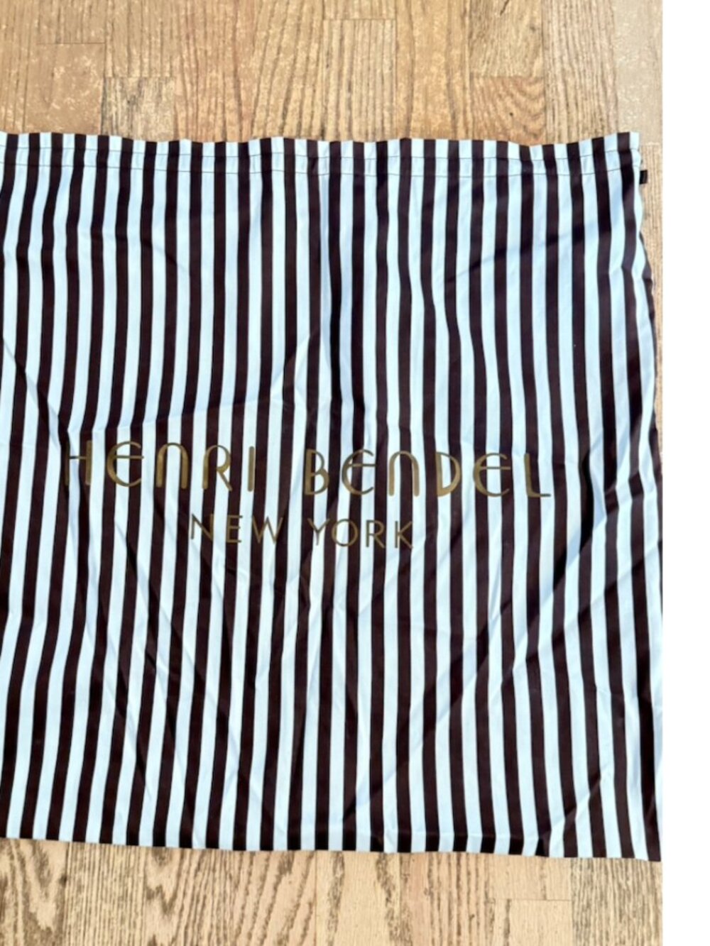 Henri Bendel Dust Bag Signature Stripe New York Designer *Dust Bag Only* Large